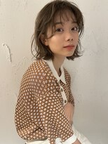 ルク 吉祥寺(ruku)&nbsp;大人かわいいボブパーマ×ベージュカラー