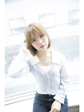 サロンドミルク 原宿(salon de MiLK) 【salon de MiLK 原宿】ケアブリーチミルクティベージュ