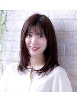 ヘアーアートシフォン 川口東口店(hair art chiffon)&nbsp;ネイビーカラーorケアカラーのダブルバング美髪フレンチボブ