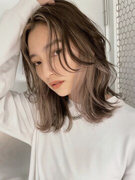 サイン 表参道(SIGN) 大人女性のインナーカラー フェイスハイライト/ケアブリーチ