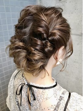 クレドガーデン 西新井店(CRED GARDEN) 西新井クレドガーデン 波巻きツイストアレンジ 二次会 結婚式