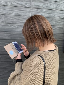 琉月 枝松店 透け感が可愛い大人外ハネボブ