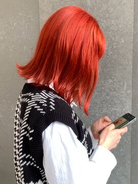 ロンド 表参道店(Lond) 【Lond表参道 伊杏】ブリーチダブルカラー サマーオレンジ♪