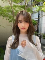 ロンドルーチェ 心斎橋(Lond luce)&nbsp;ダークアッシュ/ミディアムレイヤーカット［髪質改善/縮毛矯正］