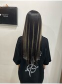 ハイライトスタイル/ナチュラルエクステ/プルエクステ/巻髪