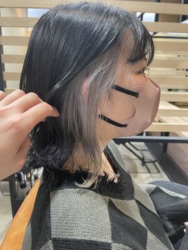 ソーコヘアー 海田店(So-ko hair) インナーカラー×ホワイトベージュ