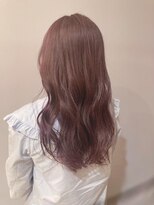 ブロッサム 東久留米店(Blossom)&nbsp;大人可愛い髪質改善カラーラベンダーベージュ毛先パーマ透明感