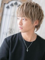 トニーアンドガイ メン 与野駅前店(TONI&GUY MEN)&nbsp;モテ髪ハイトーンメッシュカラー束感ミニウルフf与野20代30代!