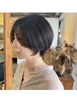 ロカ(roka)&nbsp;大人可愛い丸みショート　前下がり　小顔　ショートボブ