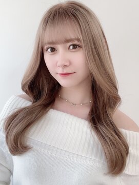 ピープスアンドスー 表参道 渋谷(Peeps&Suu.) 韓国風レイヤー/韓国顔周り/ミルクティーベージュ