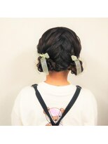 横濱ハイカラ美容院(haikara美容院)&nbsp;ライブヘアセット　ツインスタイル