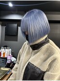 #ハイトーンカラー#ペールブルー#水色#ヘアカラー