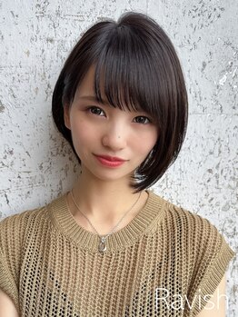 ラヴィッシュ(Ravish)の写真/調合によってつくりだすオーダーメイドヘアカラー♪白髪染めの豊富なカラーバリエーションにきっと大満足◎