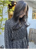 暗い髪色でも 柔らかさのでる レイヤースタイル