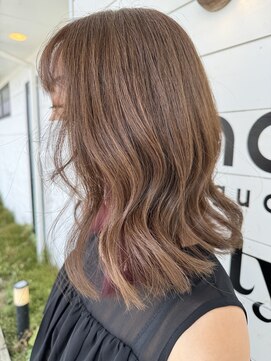 カノエ 山口矢原店(canoe) 艶髪インナーカラー