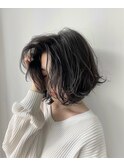 【ダークトーン/白髪ボカシ】規定のあるオフィスカラー