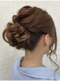 【iikanji hair】ルーズシニヨンアップ