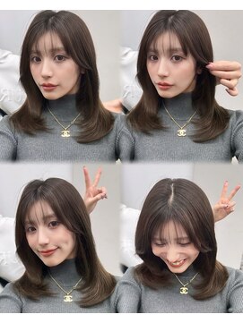 リッカ(LICCA) 【LICCA 伊崎優李】韓国ヘア/レイヤーカット/前髪/ミディアム