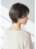 30代40代50代マッシュショート大人ショートブリーチハイライト
