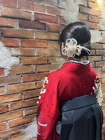 ヘアメイク エンデュー(hair make EnDeux) 卒業式シニヨンヘア