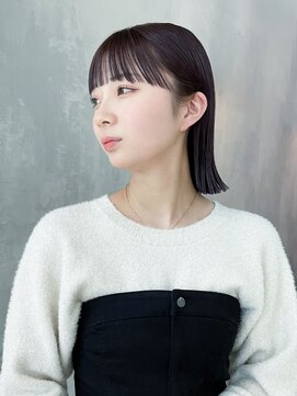 アイティーバイアルバム 松戸店(IT by ALBUM) くびれミディミディアム美髪前髪カット_F0024