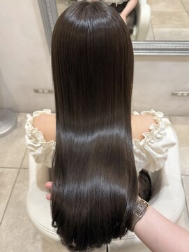 ザックラフィネ(ZACC raffine) オリーブベージュ/縮毛矯正/ワンカラー