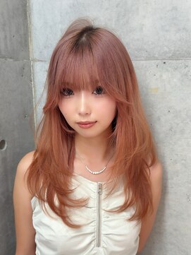 ロンド レア 天神大名店(Lond Le’a) イヤリングカラー/外ハネボブ /縮毛矯正/レイヤーボブ/艶髪