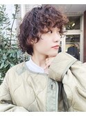 プードルパーマショートパーママッシュウルフパーマ