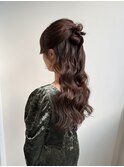 half up arrange