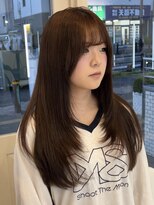 シエ バイ ケンジ 湘南台(sie by KENJE)&nbsp;こっくりマロンブラウン×レイヤーカット