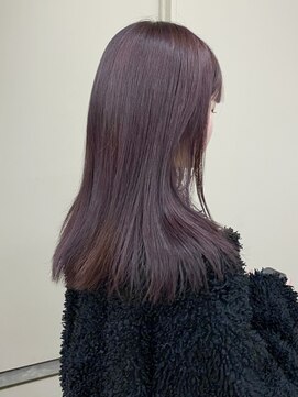 ブリーチなしカラーブリーチ無しダブルカラー冬カラー