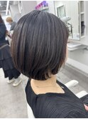 髪質改善縮毛矯正×柔らかナチュラルボブ