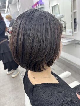 髪質改善縮毛矯正×柔らかナチュラルボブ