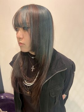 ブリックバイブレイス 千葉 千葉中央(brick by brace) 千葉駅/着物ヘア/大人ガーリー/ダークアッシュ/似合わせカット