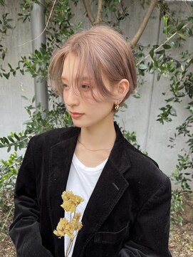 ラニヘアサロン(lani hair salon) ミルクティーカラー/グレージュ/ダブルカラー/ブリーチ/ショート