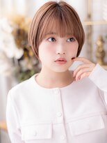 カバーヘア ブリス 大宮西口(COVER HAIR bliss)&nbsp;小顔ミルクティーブラウンコンパクトショートc7大宮20代30代40代