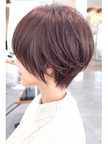 グランデュール 東静岡池田店(GRANDEUR)&nbsp;大人の艶ショートボブピンクアッシュ20代30代40代東静岡草薙