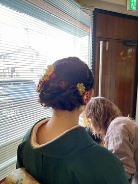 クレップスヘアーヒマワリ(CRE'PS HAIR HIMAWARI) 和装ヘア