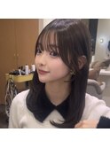 透明感カラー/ワンホンヘア/韓国ヘア/顔まわり/大阪/梅田