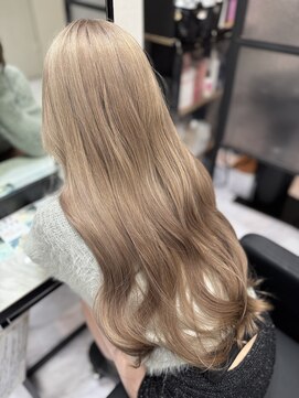 ラムシェール(LamChele) ミルクティーベージュ×ケアブリーチカラー