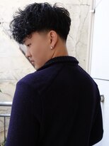 ノラ シブヤ(NORA)&nbsp;スペインカールフリンジカットプードルパーマテーパーフェード