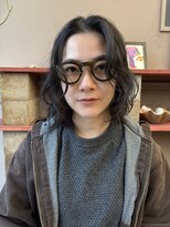 フェンヘアーアイス 中目黒(Fen.hair ici)&nbsp;暗髪でも垢抜けるニュアンスパーマ×レイヤーボブ
