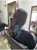 ピンクベージュレイヤーボブニュアンスカラー外ハネボブショート