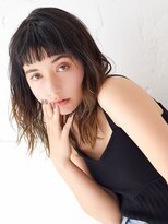 ラフィス ヘアー シーン 調布店(La fith hair scene) 【La fith】ラフウェーブ×グラデーションカラー