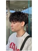 マッシュスタイル×ツイストスパイラルパーマ