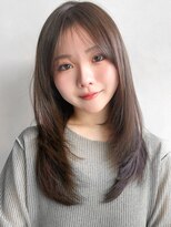 リヤン 表参道(lyann)&nbsp;愛され夏ワンカールこなれヘアシースルーバング艶感モテ髪F