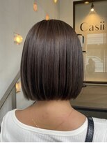 ヘアアンドメイク スタジオ ミムロ(HAIR&MAKE STUDIO MIMURO) コンパクトボブ グレージュカラー