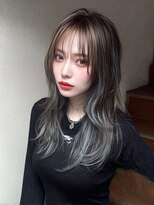ロッソ 大橋店(Rosso) シルバーハイライトのレイヤーロング【大橋】