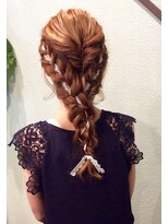 ヘアーサロン リノ(Hair Salon Lino)&nbsp;レース編み込みアレンジ