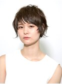 ミントグレー × ショート